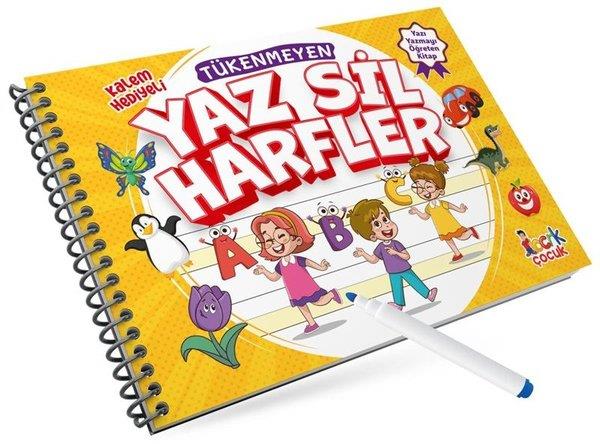 KolektifEgitim Etkinlik KitaplariTükenmeyen Yaz Sil - Harfler