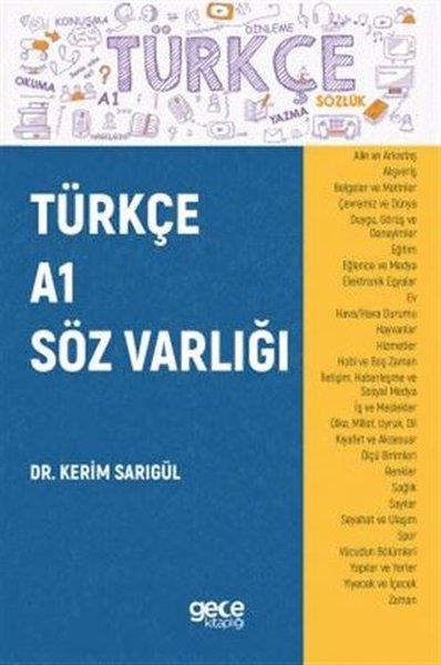 Kerim SarıgülTürkçe Dil Bilim KitaplarıTürkçe A1 Söz Varlığı