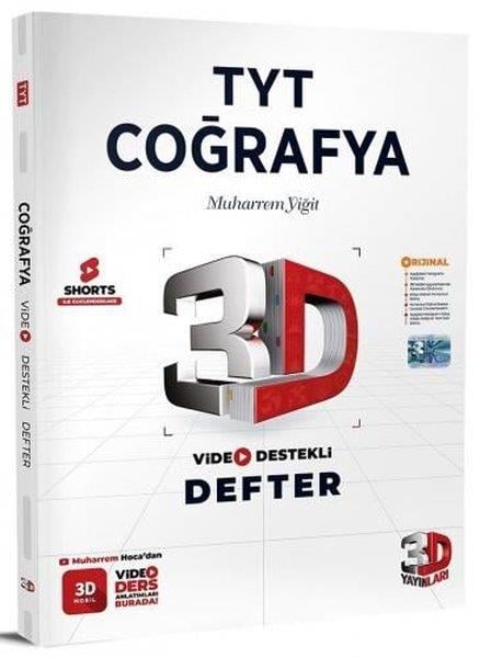 Muharrem YiğitTYT CografyaTYT Coğrafya Video Destekli Defter 2024