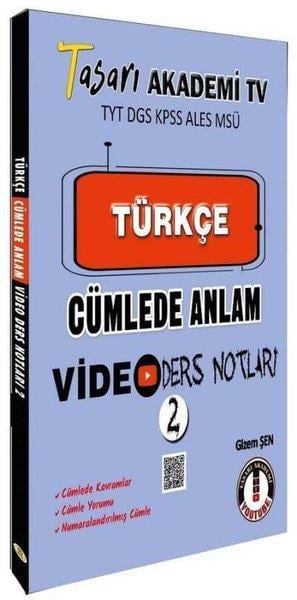 Gizem ŞenDGS Konu Anlatim KitaplariTYT DGS KPSS ALESS MSÜ Türkçe Cümlede Anlam Video Ders Notları