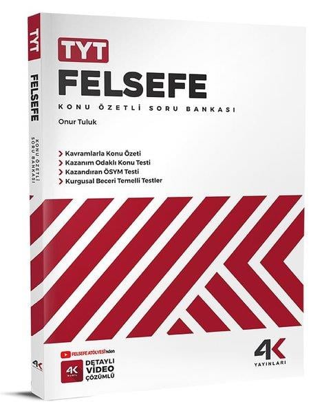 Onur TulukTYT FelsefeTYT Felsefe Konu Özetli Soru Bankası