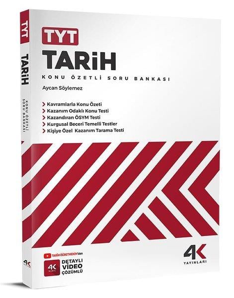 Aycan SöylemezTYT TarihTYT Tarih Konu Özetli Soru Bankası