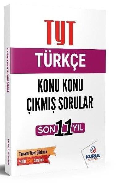 KolektifTYT TürkçeTYT Türkçe Son 11 Yıl Konu Konu Çıkmış Sorular ve Video Çözümleri