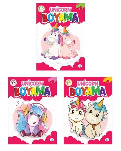 KolektifEgitim Etkinlik KitaplariUnicorn Boyama Seti - 3 Kitap Takım