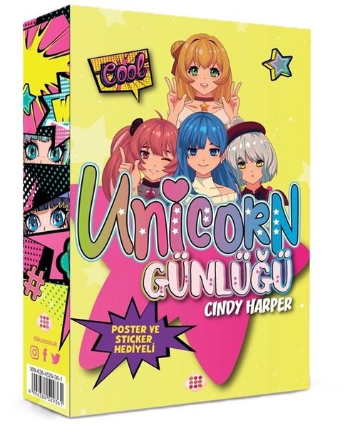 Cindy HarperÇocuk Gençlik RomanlarıUnicorn Günlüğü Seti - Sarı Günlük - Kutulu