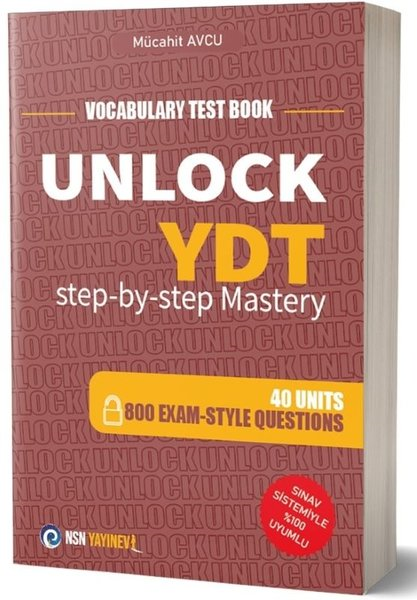 Mücahit AvcuYDS Konu Anlatim KitaplariUnlock YDT Step-By - Step Mastery
