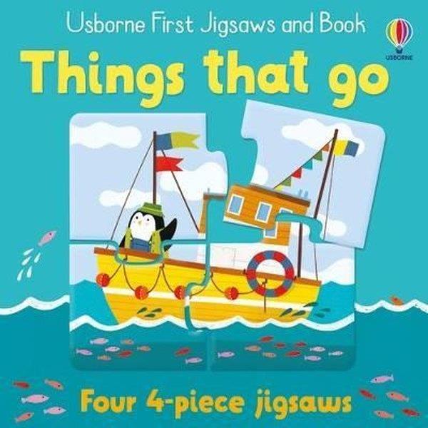 KolektifChildren InterestUsborne First Jigsaws And Book: Things that go