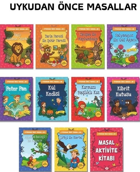 KolektifOkul Öncesi Masal KitaplarıUykudan Önce Masallar Serisi Seti - 10 Kitap + 1 Aktivite Takım