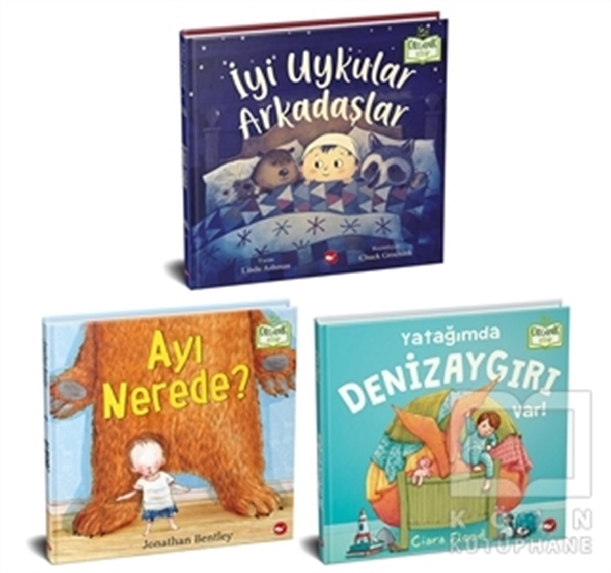 Linda AshmanÇocuk Hikaye KitaplarıUyumaya Gidiyorum Seti - Organik Kitap (3 Kitap Takım)