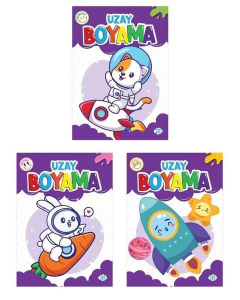 KolektifEgitim Etkinlik KitaplariUzay Boyama Seti - 3 Kitap Takım