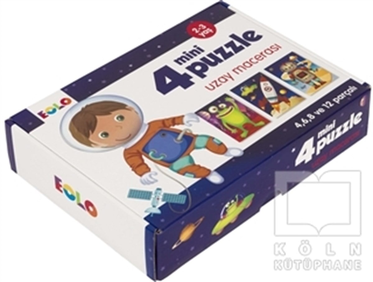 Uzay Macerası - 4 Mini Puzzle
