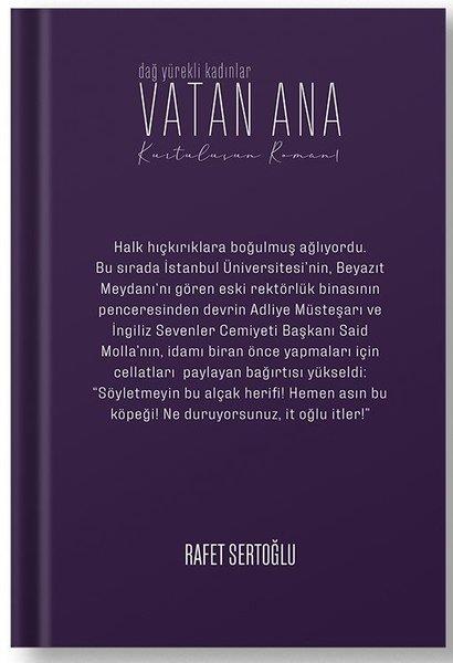 Rafet SertoğluTürk RomaniVatan Ana - Kurtuluşun Romanı