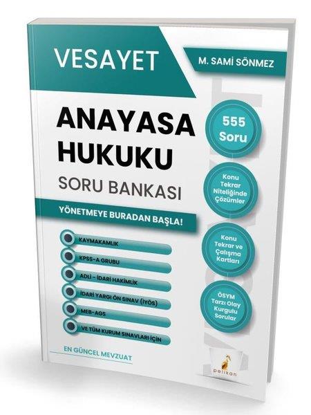 M. Sami SönmezKPSSVesayet Anayasa Hukuku Soru Bankası