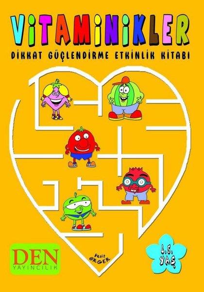 Vacip ÖrgerEgitim Etkinlik KitaplariVitaminikler - Dikkat Güçlendirme Etkinlik Kitabı
