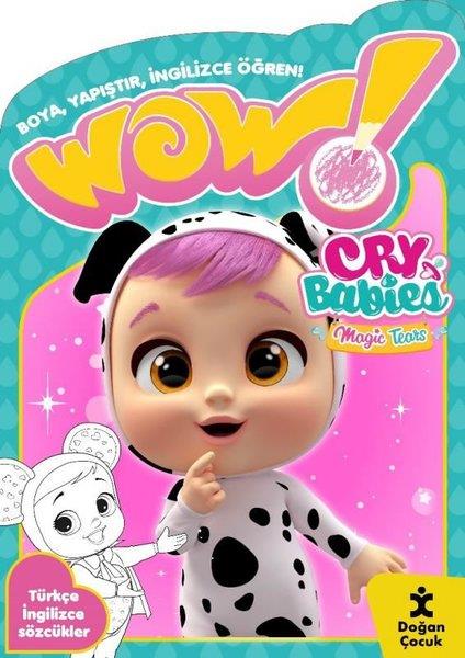 KolektifEgitim Etkinlik KitaplariWow! Cry Babies Magic Tears Boyama Kitabı - Boya, Yapıştır, İngilizce Öğren! Türkçe İngilizce Sözcük