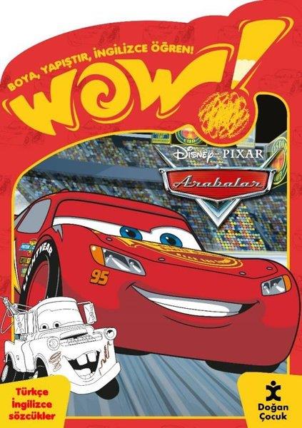 KolektifEgitim Etkinlik KitaplariWow! Disney Pixar Arabalar Boyama Kitabı - Boya, Yapıştır, İngilizce Öğren! Türkçe İngilizce Sözcükl