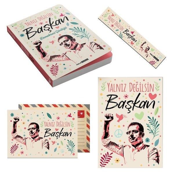 KolektifTürkiye Siyaseti ve Politikası KitaplarıYalnız Değilsin Başkan - Demokrasi Günlüğü - Poster-Kartpostal ve Ayraç Hediyeli