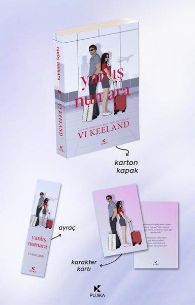Vi KeelandLiebesromaneYanlış Numara - Ayraç ve Karakter Kartı Hediyeli