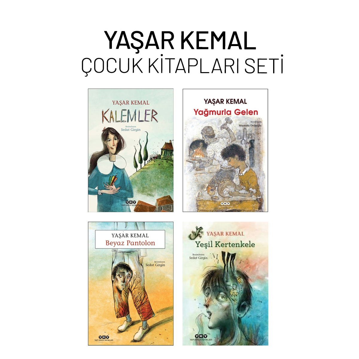 Yaşar Kemal SetlerYaşar Kemal Çocuk Kitapları Seti
