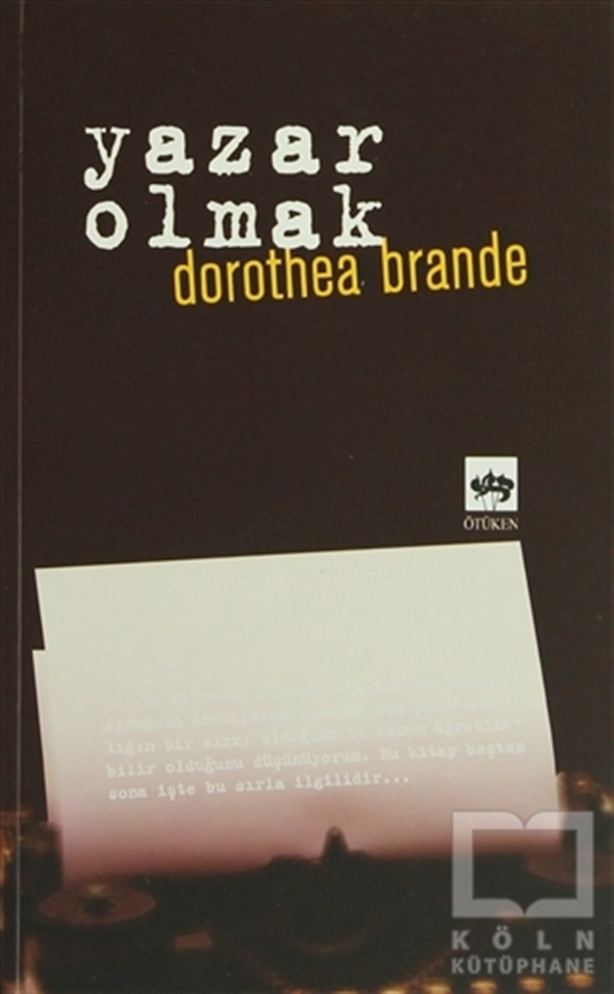Yazar Olmak