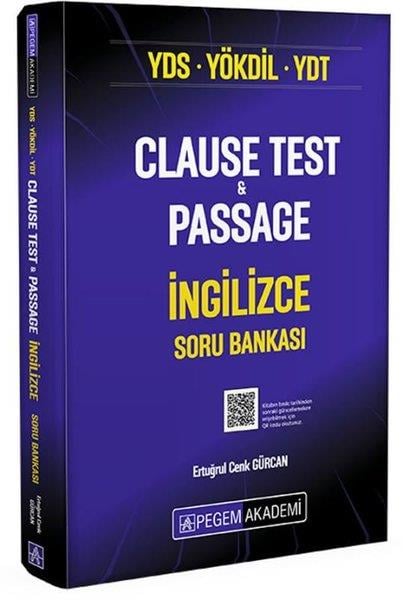 Ertuğrul Cenk GürcanYDS Soru Bankasi KitaplariYDS YÖKDİL YDT Clause Test & Passage İngilizce Soru Bankası