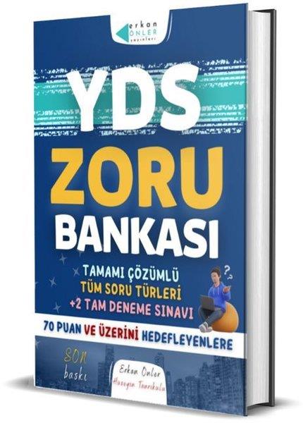 Erkan ÖnlerYDS Soru Bankasi KitaplariYDS Zoru Bankası - Tamamı Çözümlü Tüm Soru Türleri 2 Tam Deneme Sınavı