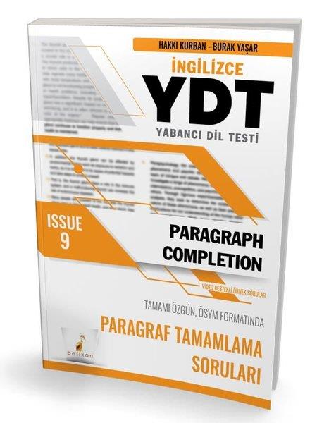 Burak YaşarYKS Ingilizce Soru BankasiYDT İngilizce Paragraph Completion Issue 9