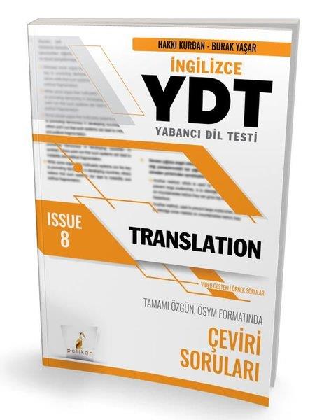 Burak YaşarYKS Ingilizce Soru BankasiYDT İngilizce Translation Issue 8