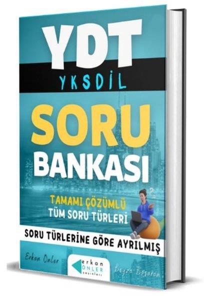 Erkan ÖnlerYDS Soru Bankasi KitaplariYDT YKSDİL - Soru Bankası-Tamamı Çözümlü Tüm Soru Türleri