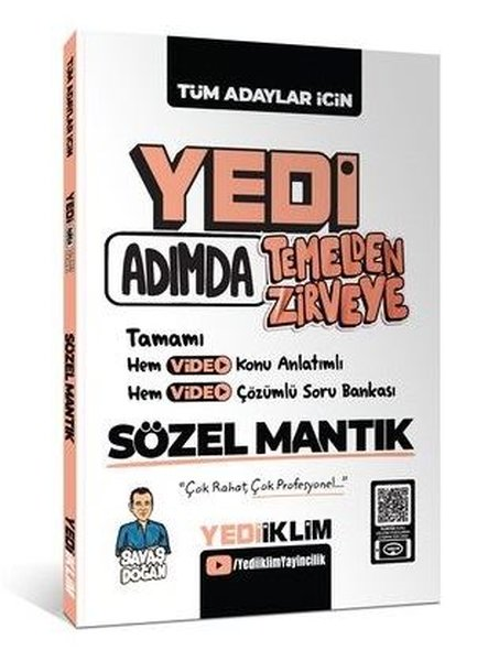 KolektifKPSS Soru Bankasi KitaplariYediiklim 2025 KPSS Tüm Adaylar İçin 7 Adım Temel Zirve Sözel Mantık