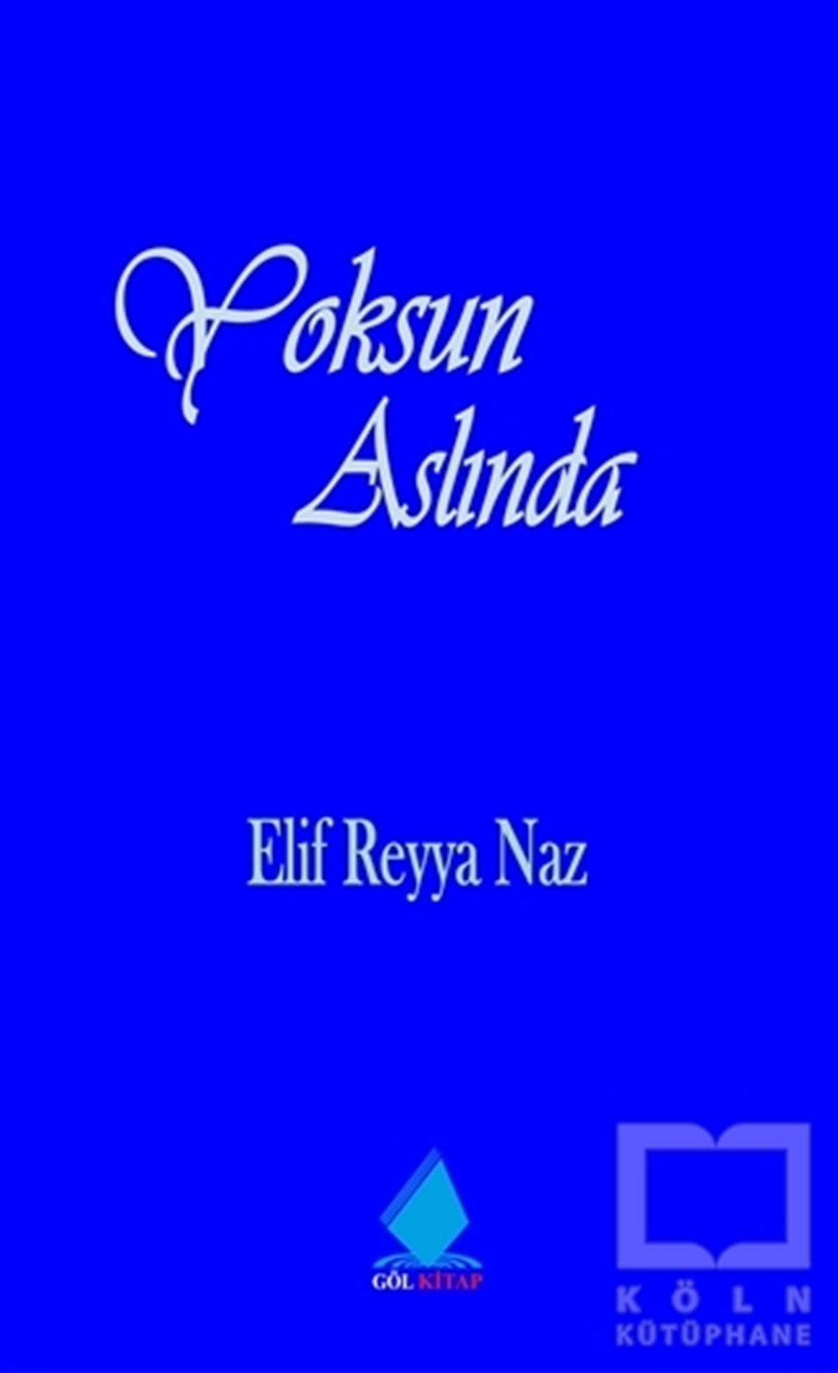 Elif Reyya NazŞiirYoksun Aslında
