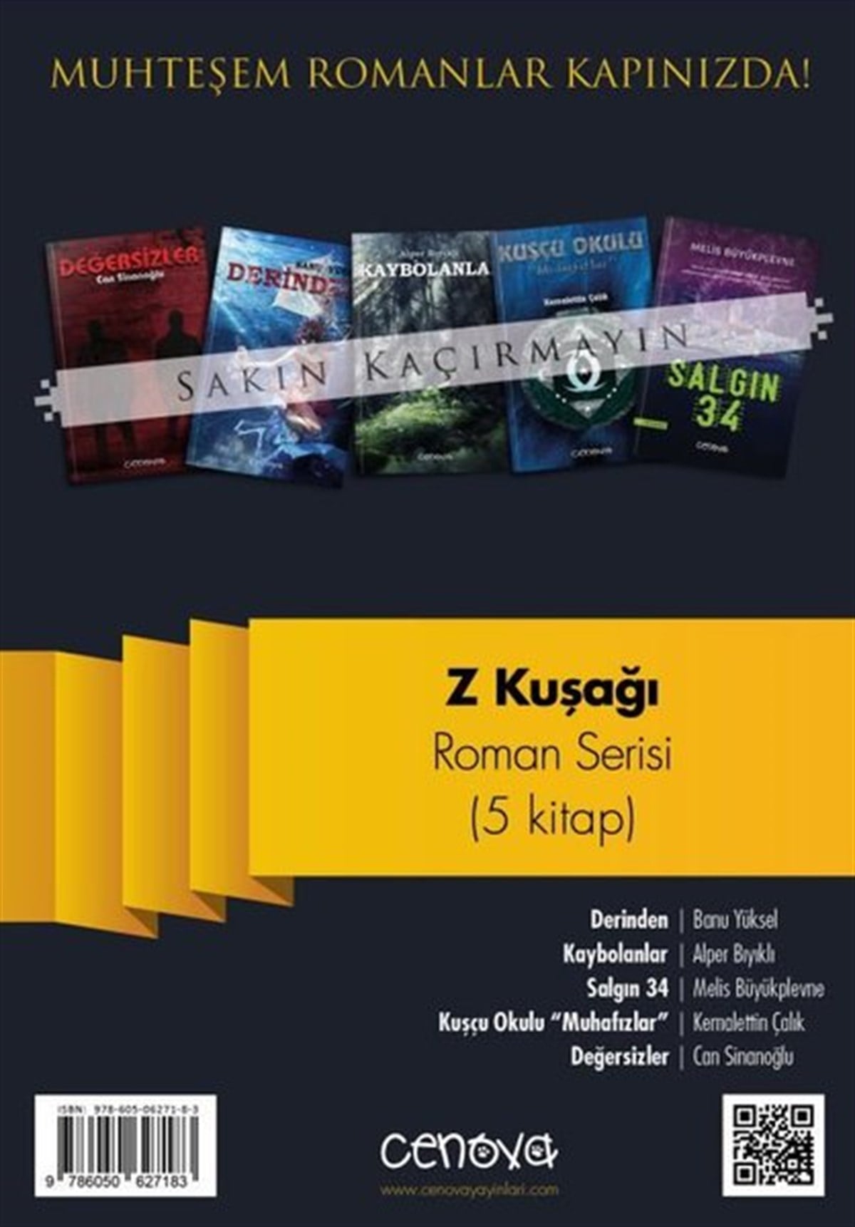 Alper BıyıklıTürkiye RomanZ Kuşağı Roman Serisi Seti - 5 kitap Takım
