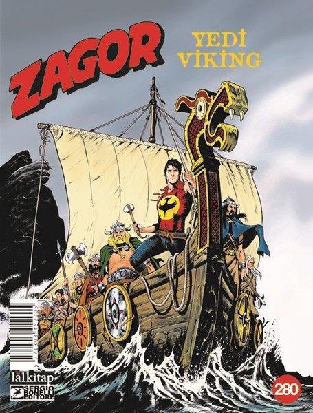 Jacopo RauchÇizgi RomanlarZagor Sayı 280 - Yedi Viking