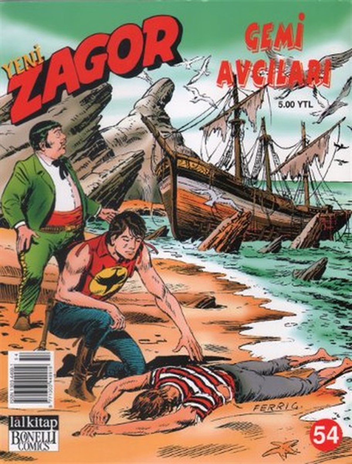Ay BarkaComicsZagor Sayı 54 - Gemi Avcıları