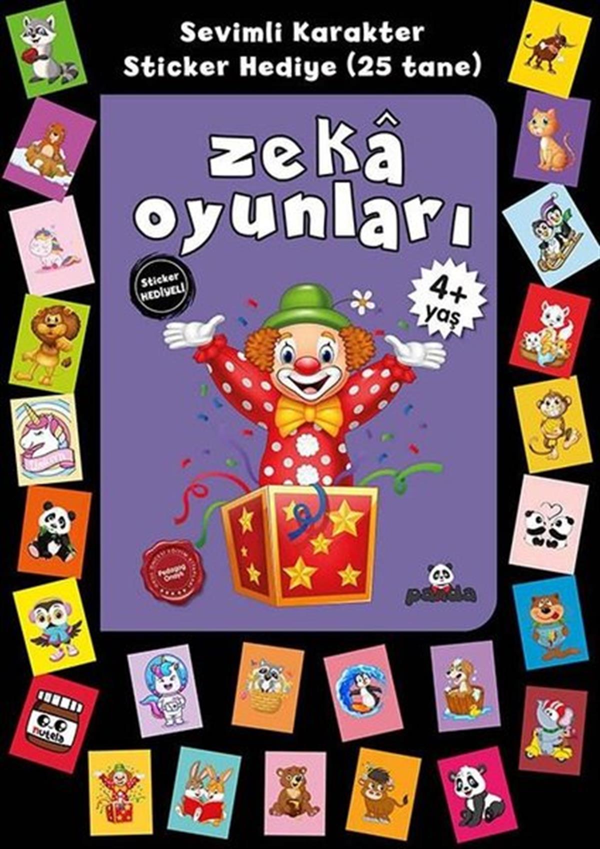 Afife ÇorukEgitim Etkinlik KitaplariZeka Oyunları - Stickerli 4+Yaş