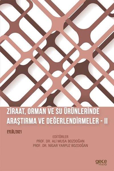 KolektifInceleme - KuramZiraat Orman ve Su Ürünlerinde Araştırma ve Değerlendirmeler 2 - Eylül 2021