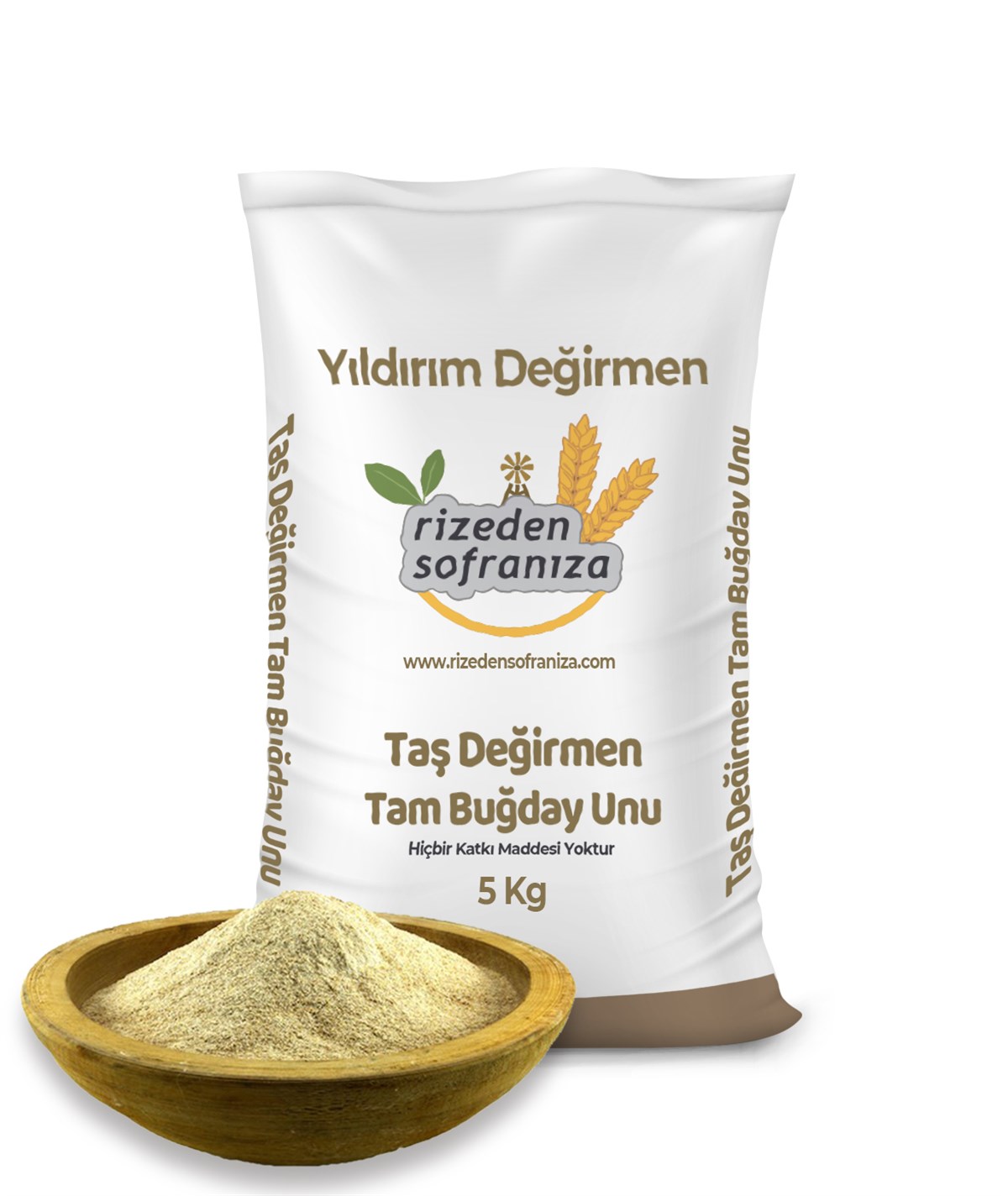 Taş Değirmen Tam Buğday Unu 5kg 