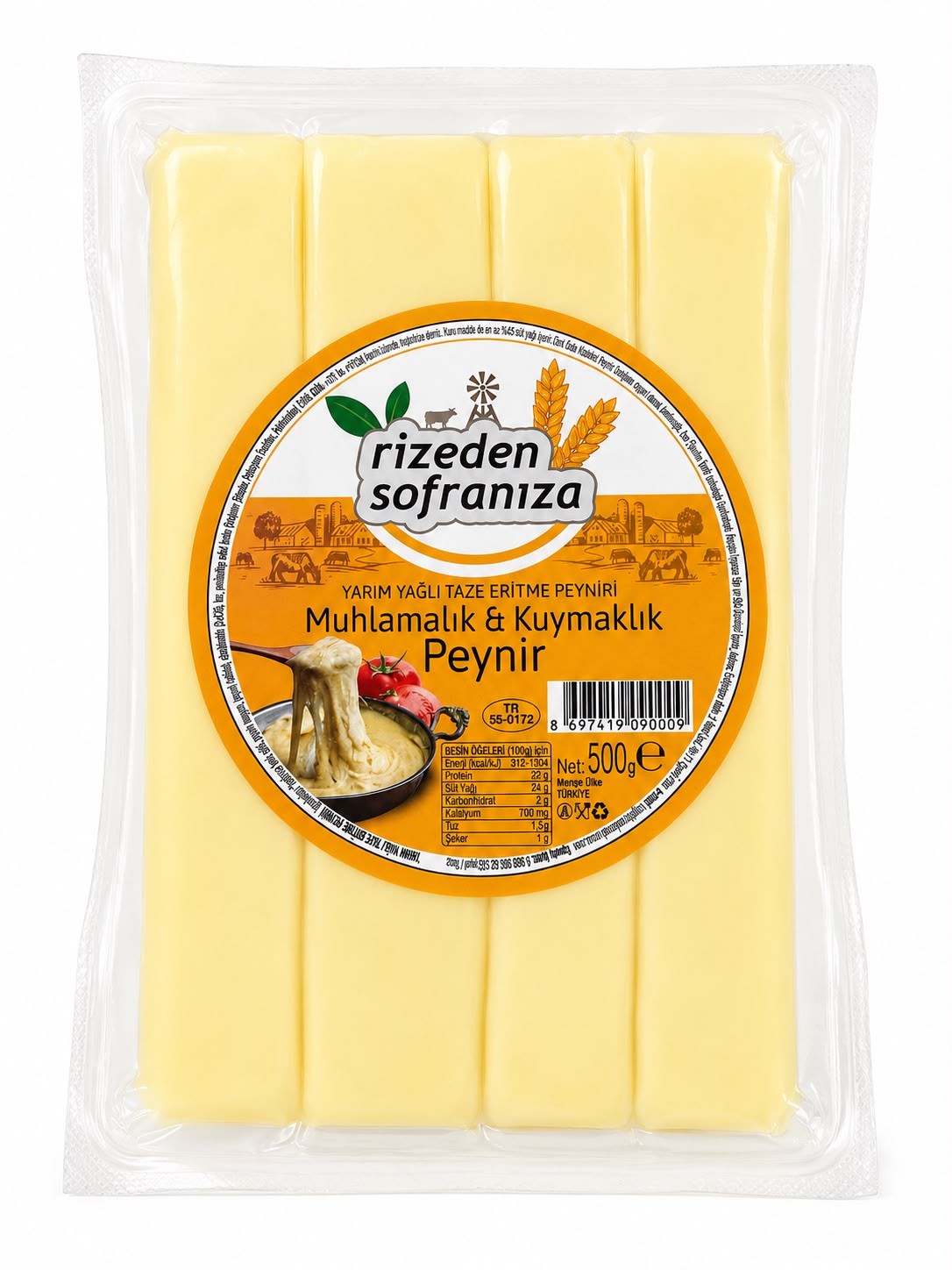 Rizeden Sofranıza Muhlama Kuymaklık (Telli) Peynir 500gr