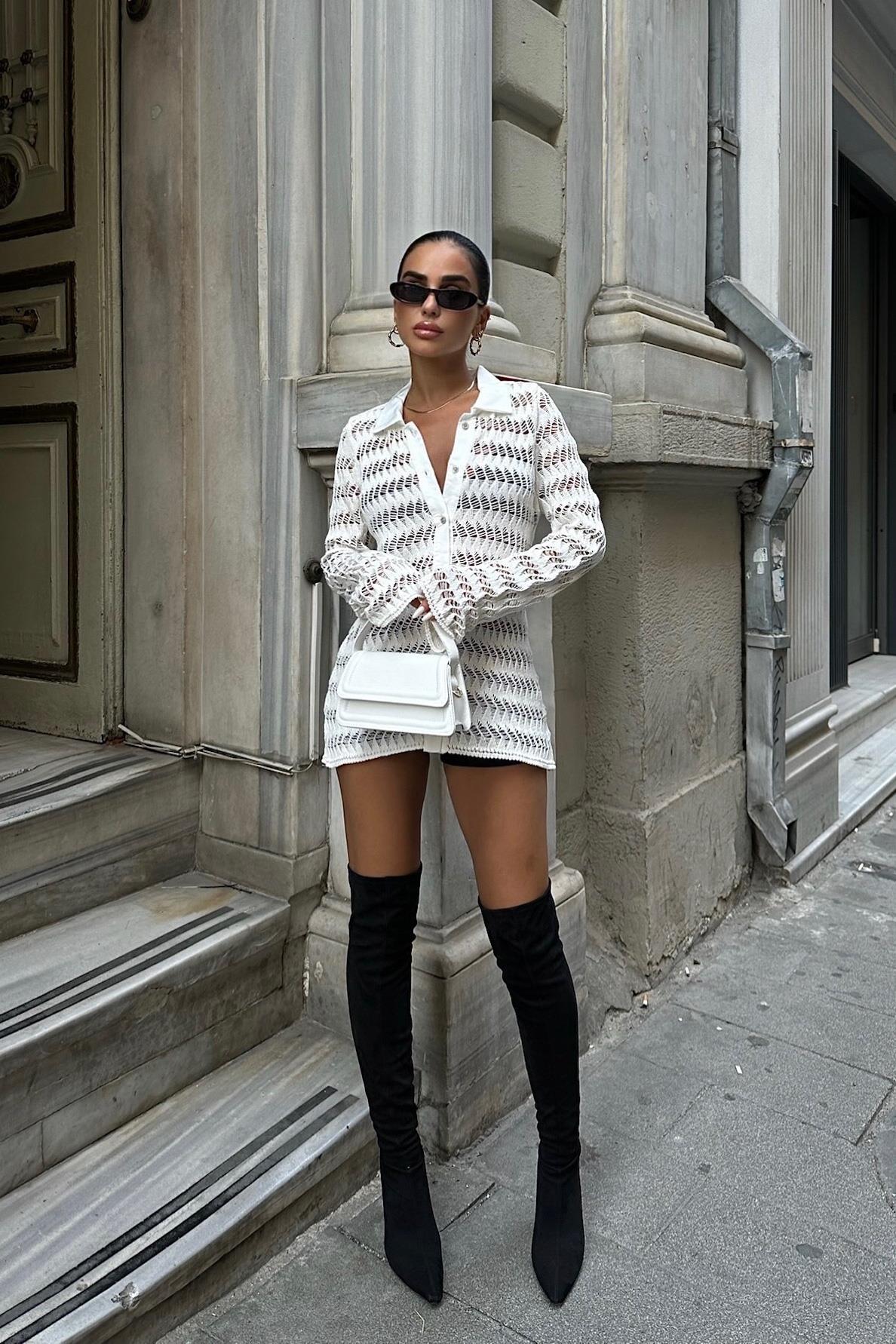 Arina Ajurlu Polo Yaka Hırka 5163 R2-E-K2