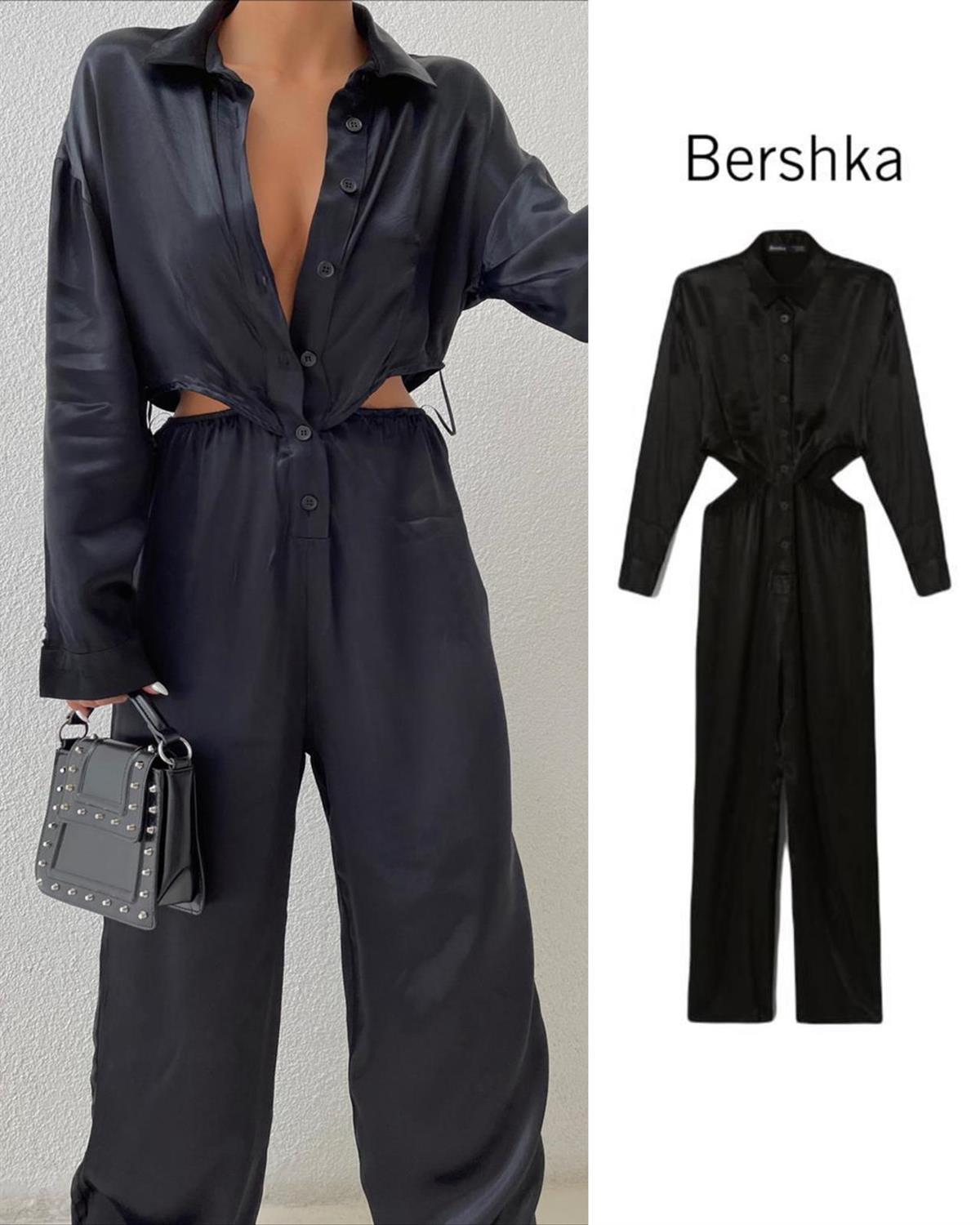 Brsk model bel detay tulum - SİYAH