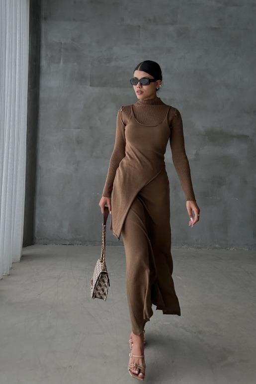 Dasha Düğme Detaylı Midi Takım  9475-23 R4-D-K2