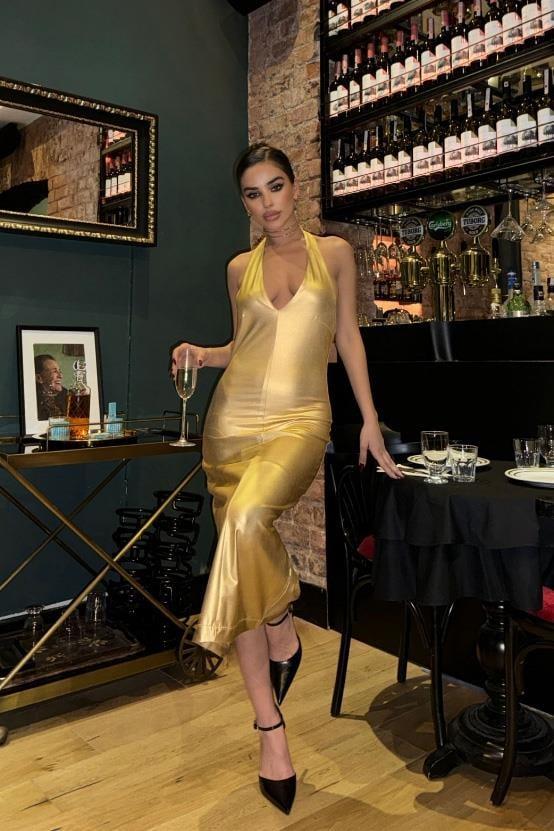 Felicia Sırt Dekolteli Elbise 2583-08 R6-J-K2