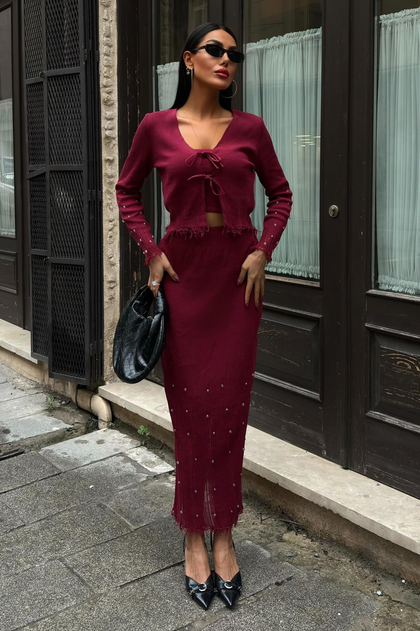 Ferry İnci Detaylı Üçlü Takım 9879 R1-N-K5