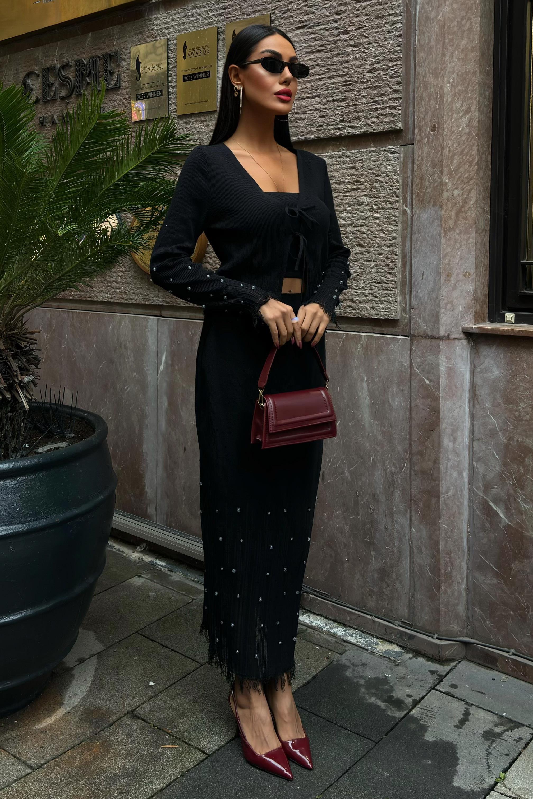 Ferry İnci Detaylı Üçlü Takım 9879 R1-N-K5