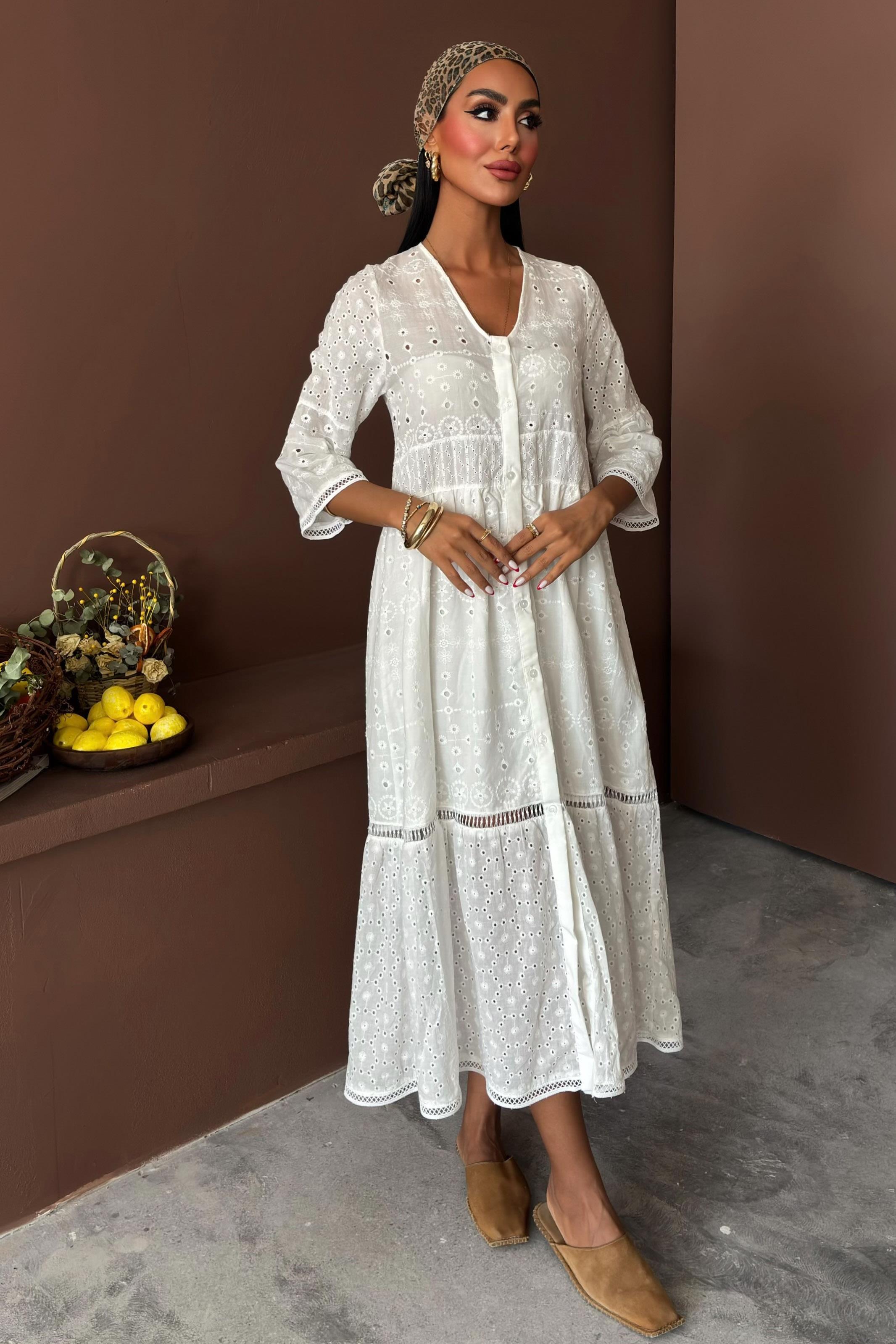 Jessyca Dantelli Brode Elbise 2515-13 R11-D-K3