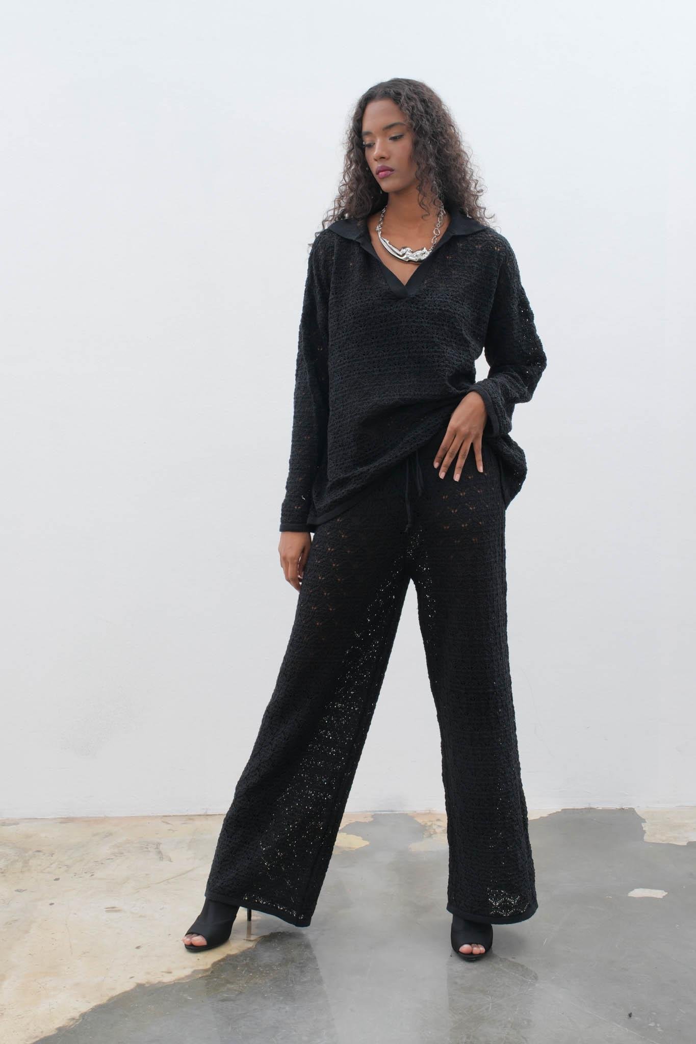 Nolan Regular Ajurlu Pantolon Takım 9885 R1-L-K5