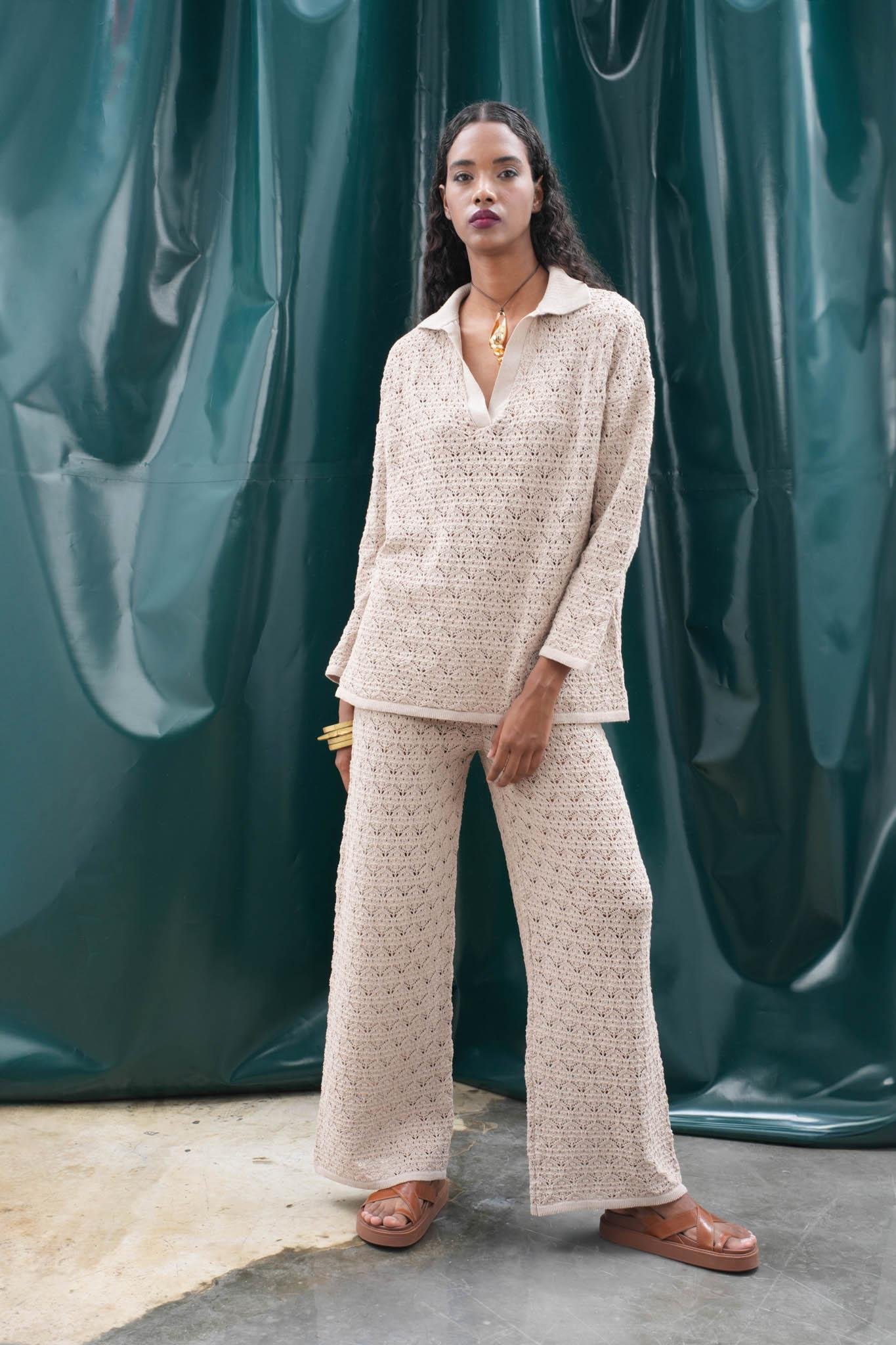 Nolan Regular Ajurlu Pantolon Takım 9885 R1-L-K5