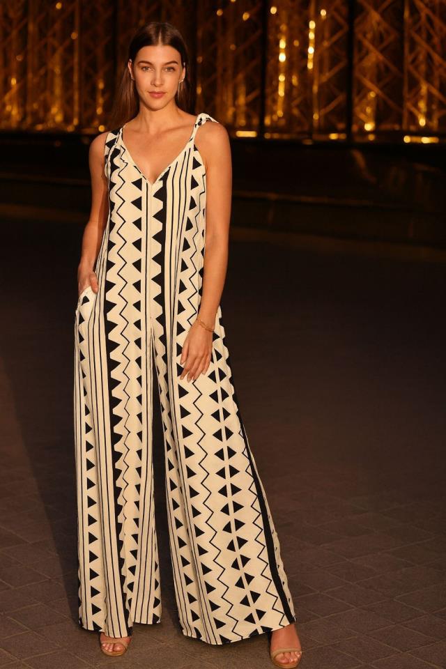 ÖZEL FİYAT İp Askılı (askı Ipi Ayarlanabilir) Ithal Crep Kumaş Digital Baskı Tulum