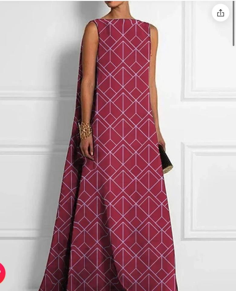 ÖZEL FİYAT ZR Model Digital Baskı Rahat Salaş Elbise