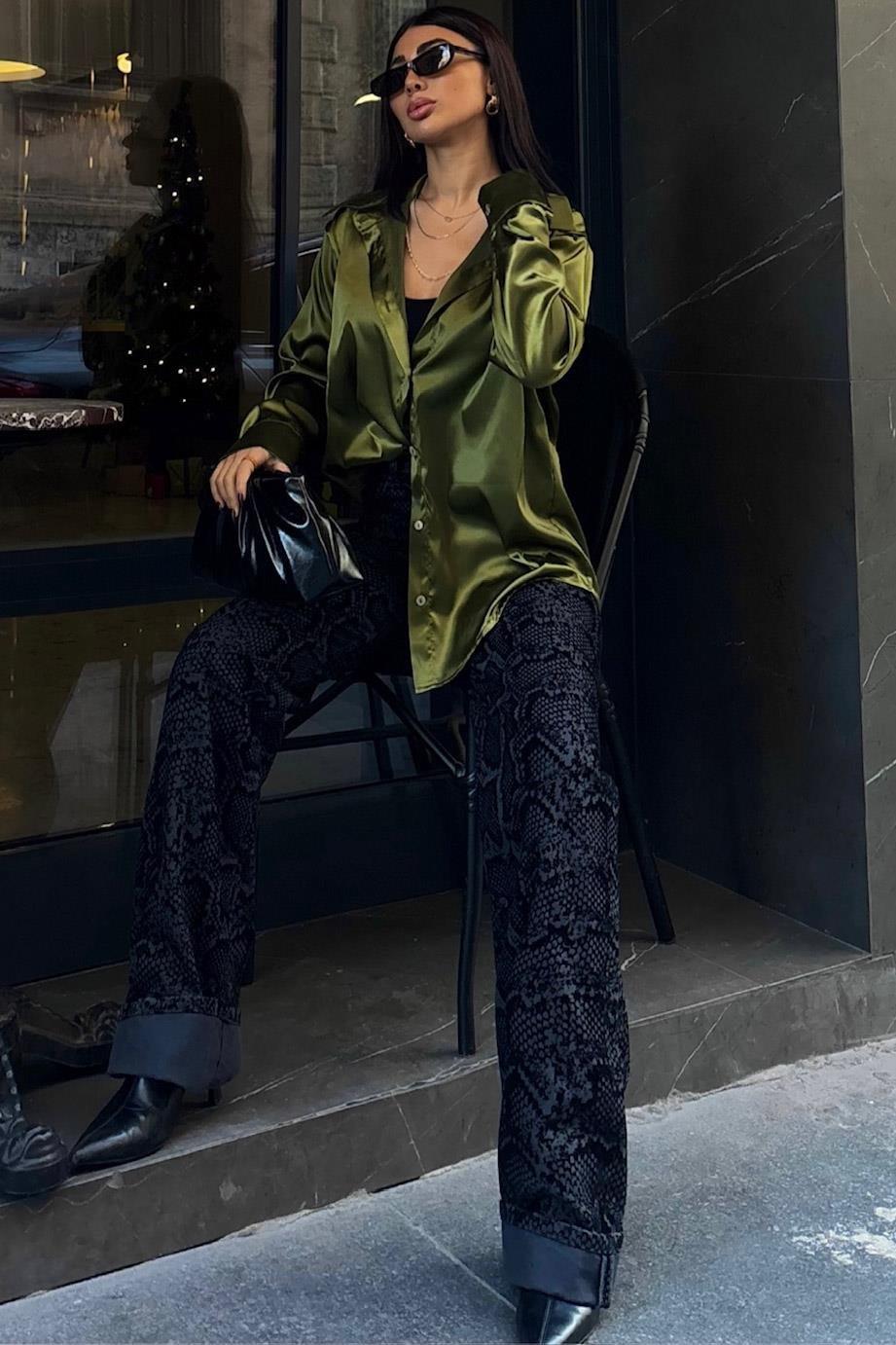 Premium Saten Gömlek 3438 R11-F-K2